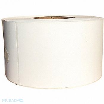 GRAINGER APPROVED Barcode Printer Label 4 W 12 H White, 60DX77