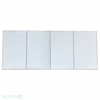 GRAINGER APPROVED Barcode Printer Label 5 W 3 H White, 60DX80