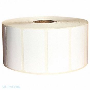 GRAINGER APPROVED Barcode Printer Label 2 W 1 H White, 60DY45