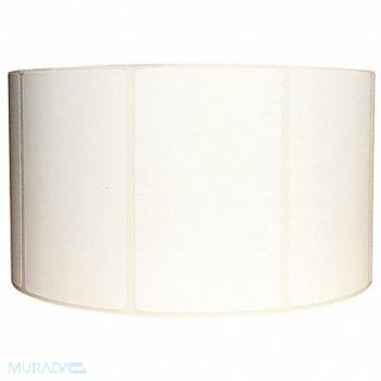 GRAINGER APPROVED Barcode Printer Label 3 W 2 H White, 60DY47