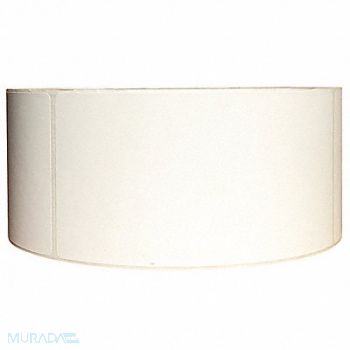 GRAINGER APPROVED Barcode Printer Label 3 W 5 H White, 60DY25