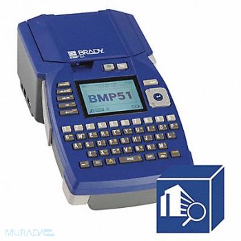 BRADY Label Printer Blue 6 H 2.60 lb., 60EX37