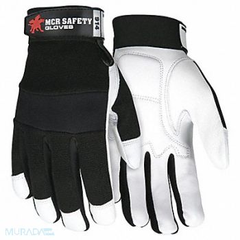 MCR SAFETY Mechanics Glove S Full Finger PR, 60HM53