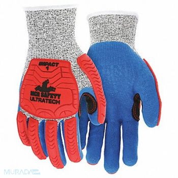 MCR SAFETY Coated Gloves 2XL knit Cuff PK12, 60HP25