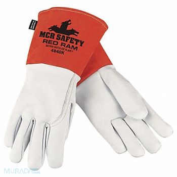 MCR SAFETY Welding Leather Glove Goatskin 2XL PK12, 60HP59