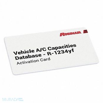 ROBINAIR Vehicle Capacities Database Card 2020, 60HR98