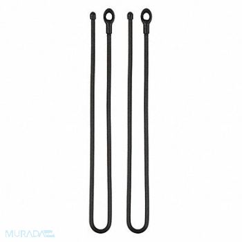 NITE IZE Twist Ties Rubber 18 L 1/2 W PK2, 60HX06