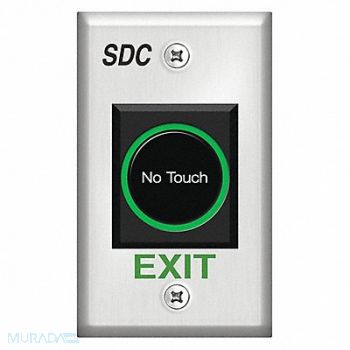 SECURITY DOOR CONTROLS No Touch Exit Touchplate, 60HZ30