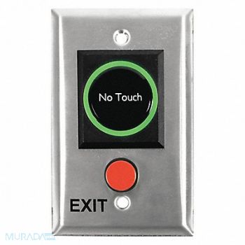 SECURITY DOOR CONTROLS No Touch Exit Touchplate, 60HZ32