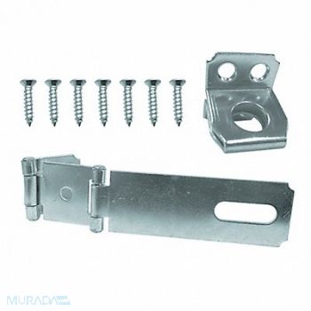 GRAINGER APPROVED Double-Hinged Safety Hasp 4-1/2 L, 60JJ56