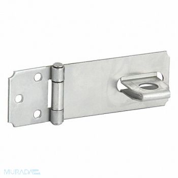 GRAINGER APPROVED Fixed Staple Hasp Natural 3 1/2 L, 60JJ57