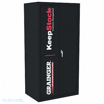 DURHAM MFG Cabinet Heavy Duty 2 Doors 4 Shelves, 60JP40