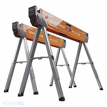 BORA Saw Horse 1500 lb Cap. 45 L 3-1/4 W PR, 60KJ90