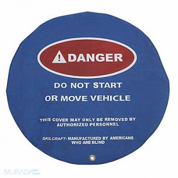 SKILCRAFT Lockout Steering Wheel Cover 16 dia., 60KT06