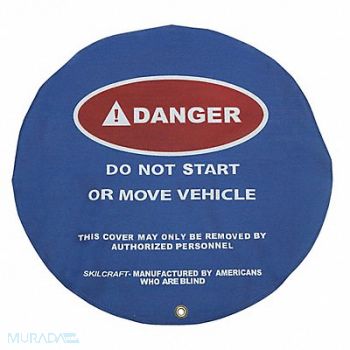 SKILCRAFT Lockout Steering Wheel Cover 20 dia., 60KT07