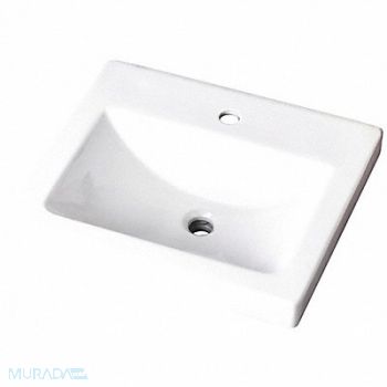 GERBER Bathroom Sink 7-1/4 in Bowl Depth, 60NK34