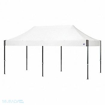E-Z UP Portable Shelter 20 ft L Polyester, 60NM14