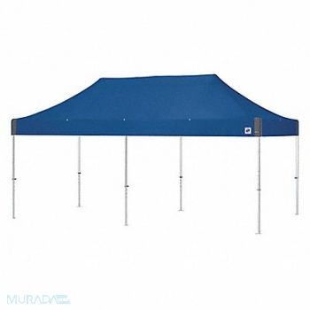 E-Z UP Portable Shelter 20 ft L Polyester, 60NM16