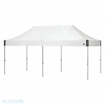 E-Z UP Portable Shelter 20 ft L Polyester, 60NM19