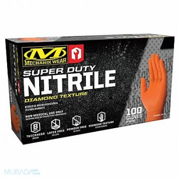 MECHANIX WEAR Nitrile Gloves XL PK100, 60NP59