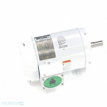 LEESON Washdown Motor 1 HP 1760 143T 230/460V, 60PV27