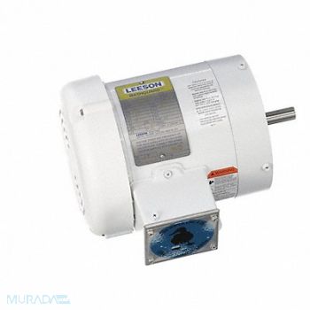 LEESON Washdown Motor 1/2 HP 1725 56C 575V, 60PV31