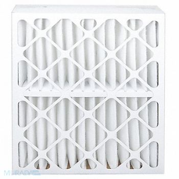 GRAINGER APPROVED Pleated Air Filter Panel 20x24x4 in., 60RD91
