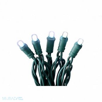 GRAINGER APPROVED StringLights 23.7ft Button 70LEDs White, 60RG14