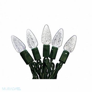 GRAINGER APPROVED StringLits 23.7ft StwbyPnc 70LEDs White, 60RG22