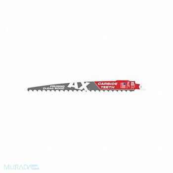 MILWAUKEE Reciprocating Saw Blade Carbide Rigid, 60RG49