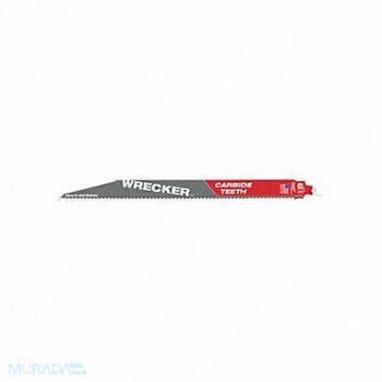 MILWAUKEE Reciprocating Saw Blade Carbide Rigid, 60RG56