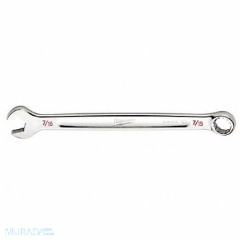 MILWAUKEE Combination Wrench 7/16in Length 6 1/2in, 60RJ54