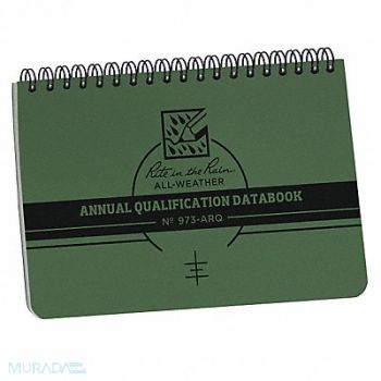 RITE IN THE RAIN Annual Qualification Databook 7 in W, 60RP90