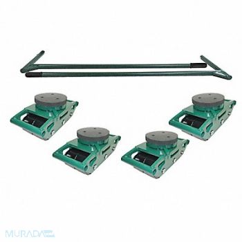 HILMAN ROLLERS Bull Dolly Kit 6 3/4 in L Deck, 60TR67