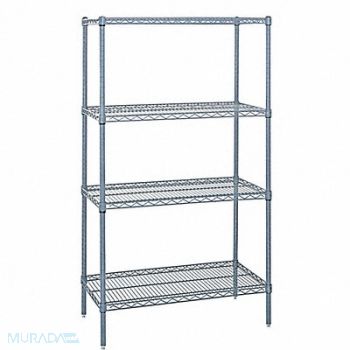 QUANTUM STORAGE SYSTEMS Wire Shelving 24 in Overall Depth, 60TV89