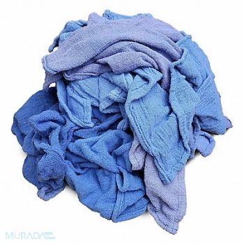 GRAINGER APPROVED Huck Towel Cotton Blue, 60UP43