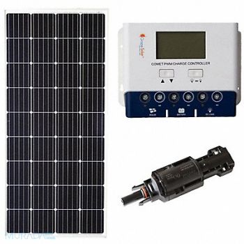 GRAPE SOLAR Solar Panel Kit 12V DC 200W 36 LB, 60UR09