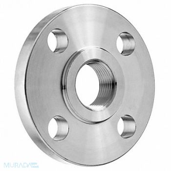 GRAINGER APPROVED Pipe Flange Threaded Steel 3/4 Pipe Size, 60VY20