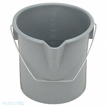 SKILCRAFT Bucket 2 1/2 gal Gray, 60VY41