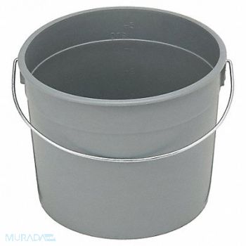 SKILCRAFT Bucket 1 1/4 gal Gray, 60VY43