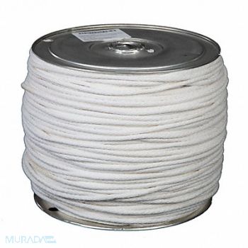 SKILCRAFT Cotton Cord Roll 1/4 in Dia Rope Static, 60VY46