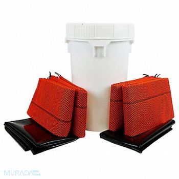 QUICK DAM Drain Cover Kit 10 ft High Visibility, 60WC38