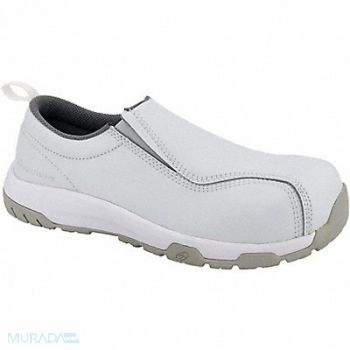 NAUTILUS SAFETY FOOTWEAR Loafer Shoe 11 R White Men PR, 60WG36