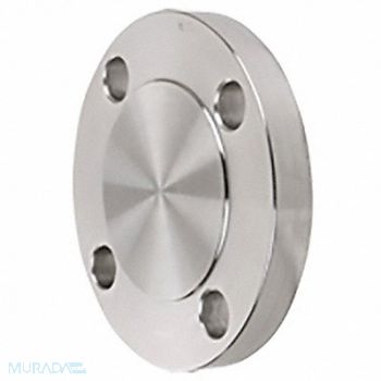 GRAINGER APPROVED Pipe Flange Blind Flange 316/316L SS, 60WK19