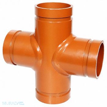 GRUVLOK End Cross Galvanized Ductile Iron 4 in, 60XT61