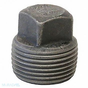 ANVIL Square Head Plug Forged Steel 1 in, 14J746