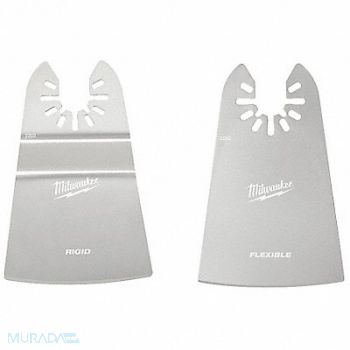 MILWAUKEE OscillatingScraperBlade 3 7/16 L 2 W PK2, 60YT52