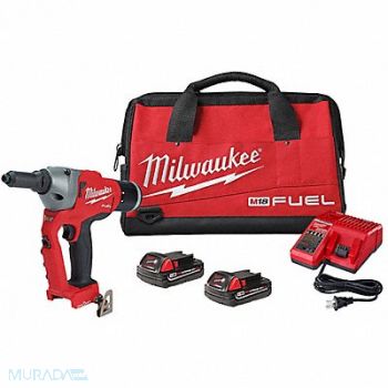 MILWAUKEE Cordless Rivet Tool Kit 5.6 lb Weight, 60YT64