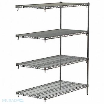 METRO Wire Shelving Shelf Metal Adjustable, 60YV35