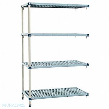 METRO Shelf Plastic Industrial Shelving (4), 60YV58